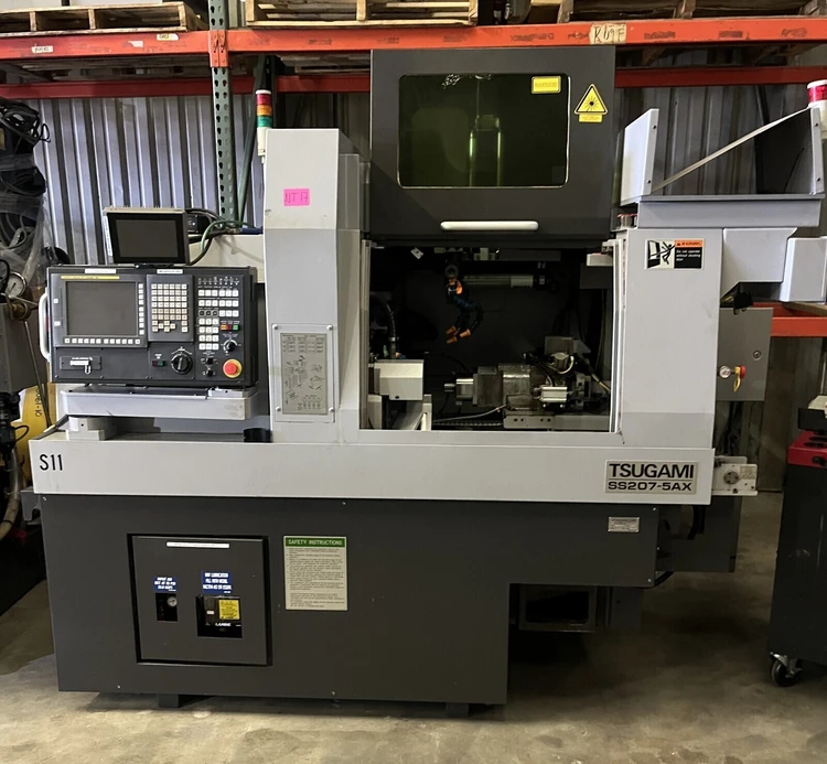 Used 2015 TSUGAMI SS207-5AX Swiss Type Automatic Screw Machines Ohio US | Toolquip, Inc. #1211090