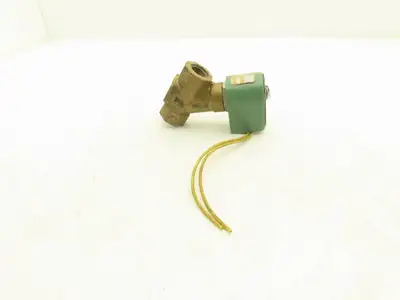 Asco AD12-25 Brass Solenoid Angle Valve 2-Way 1/2"NPT 120V  Lot of 2