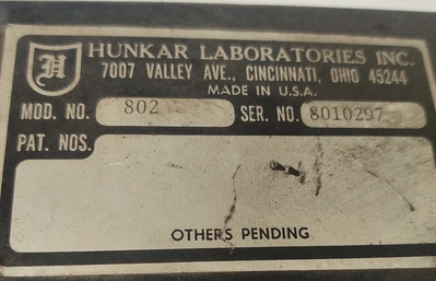 USED Hunkar CNC 1000