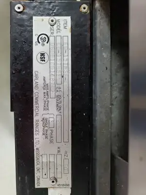 Used Garland Used Garland ED-15THSE Two Burner Electric Countertop Hot Plate 240V Hot Plates Illinois US | Falcon Restaurant Supply #1376797