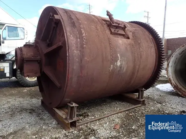 Used Epworth 8’ x 10’ Epworth Ball Mill, C/S, Jacketed, 200 HP Ball & Pebble Mills Ohio US | Federal Equipment Company #128411