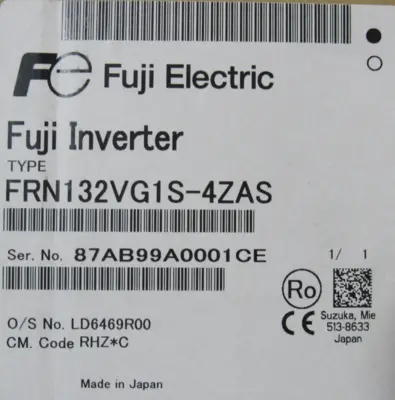 NEW FUJI FRN132VG1S-4ZAS FREQUENCY CONVERTER FRN132VG1S4ZAS