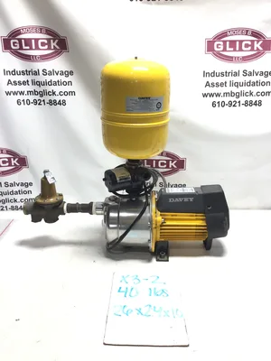 Davey 24008USA/HS18-30HT1-2 Water Pressure Systems 3420RPM 120V 60Hz 1Phase