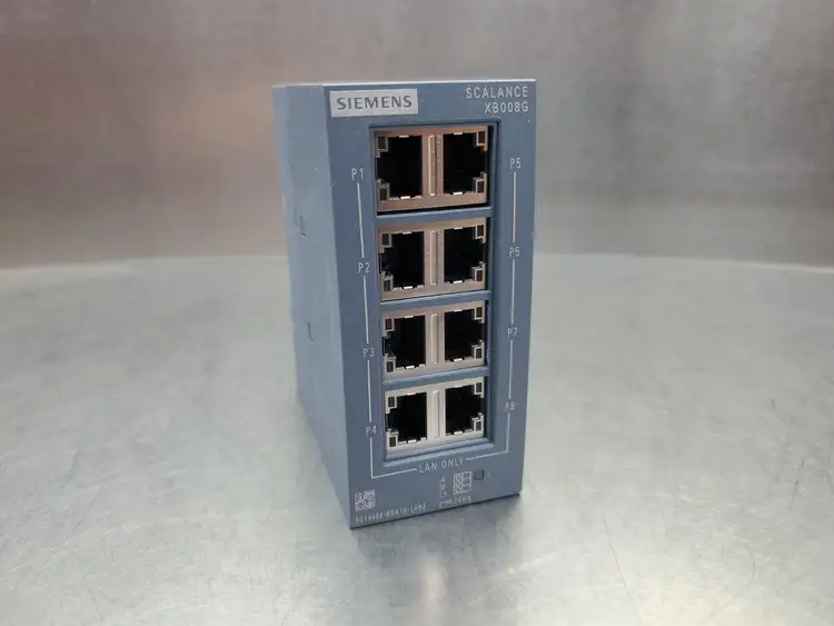 Used Siemens SCALANCE XB008G Network Switches South Carolina US | Palmetto Automation #1159369