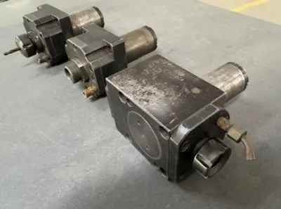 Lot of 3 KSC MORI SEIKI Lathe ROTARY LIVE TOOL Holder Tooling
