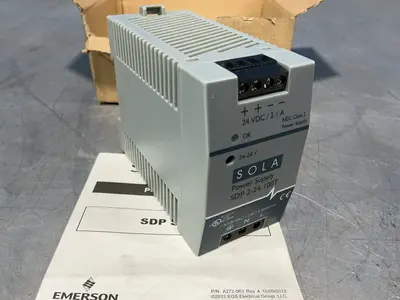 Used SOLA HD / EMERSON SDP 224100T DIN Rail Power Supplies Ohio US | HGR 24 #1549597