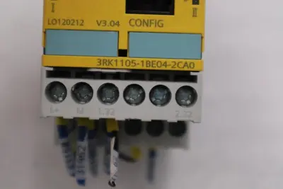 Siemens 3RK1105-1BE04-2CA0 Monitor Safety Relay Module STK H1429A