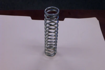 New 3.5 - 4" Silver Coiled Spring (Qty 2)