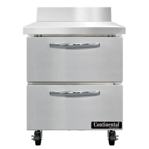 Continental SW27NBS-D 27" Worktop Refrigerator W/ (1) Section, 115v