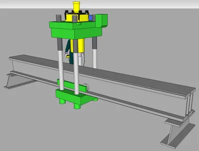 500 Ton Rutil Hydraulic Straightening Press