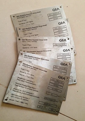 (5) Westfalia OSE 20-91-067/18 oil purifier skids, SS.