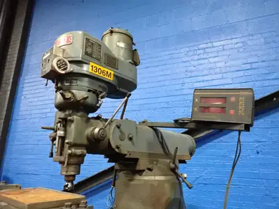 Enco 42" X 9" Vertical Mill