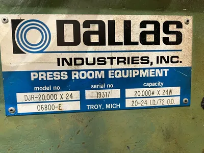 DALLAS DRFE-424 Complete Feed Lines | Universal Press & Machinery (UPM) (17)