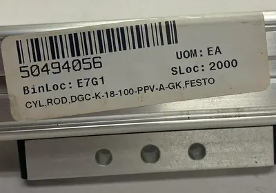 New | in-Stock FESTO DGC-K-18-100-PPV-A-DK Misc Electrical & Power Parts Ohio US | Surplus Asset Holdings #1241495