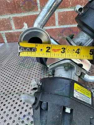 USED 3 ITT PURE FLO ADVANTAGE 4 - WAY DIAPHRAGM VALVE W/ 1" SANITARY FITTING