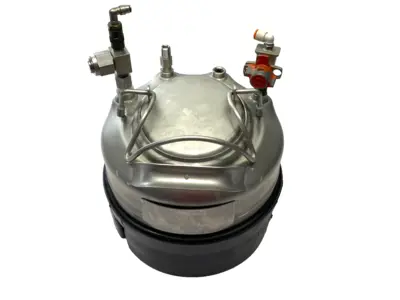 Used Unbranded Stainless Steel Pressure Tank 2 Gallon MDMT -20° F at 140PSI Pressure Tanks Michigan US | Maverick Industrial Sales #1392138