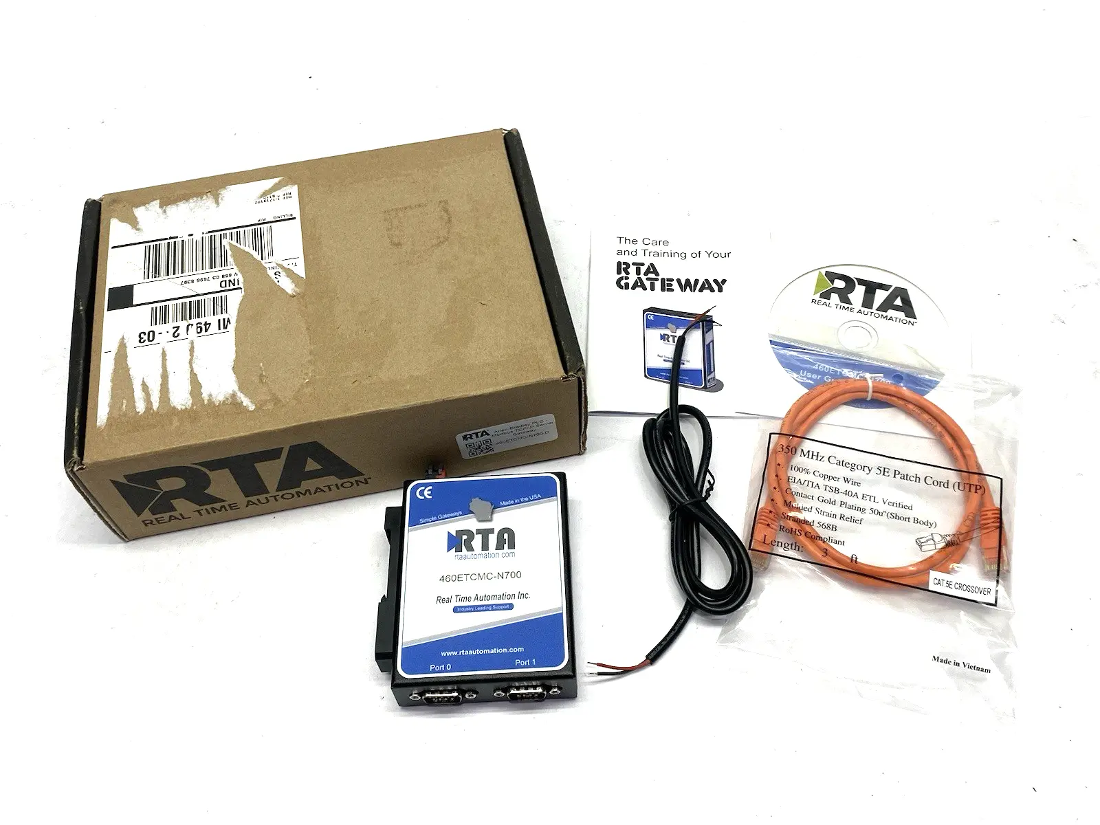 USED REAL TIME AUTOMATION ALLEN-BRADLEY PLC-MODBUS TCP/IP SERVER GATEWAY