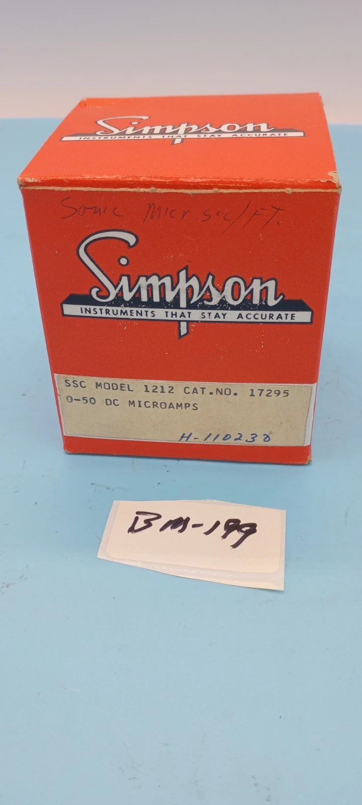 New | in-Stock Simpson 17295 Meters - Misc Arizona US | ASSET CONVERSION SPECIALISTS, INC. #1293417