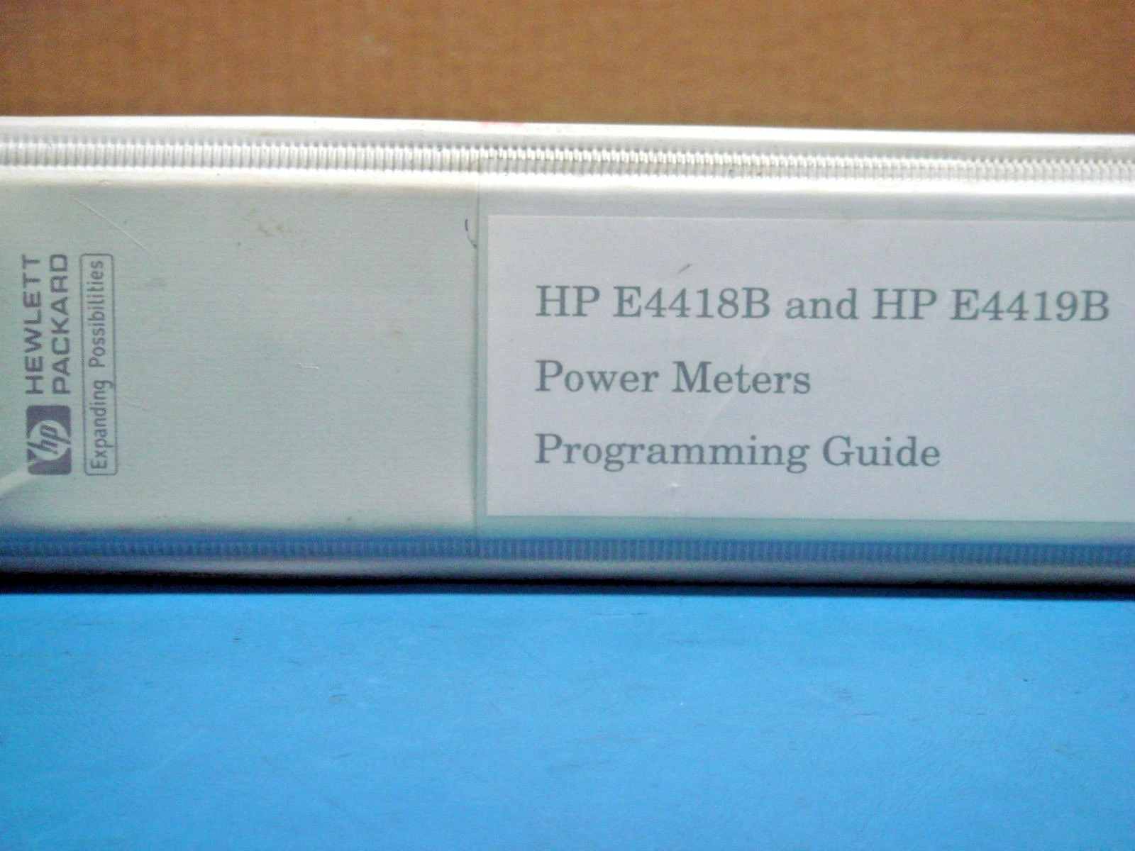 HP E4418B AND HP E4419B POWER METERS PROGRAMMING GUIDE