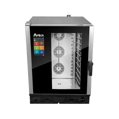 New | in-Stock Atosa New Atosa AEC-1021E Smart Touch Electric Combi Oven, Fits 10 Full-Size Pans Electric Ovens Illinois US | Falcon Restaurant Supply #1375305