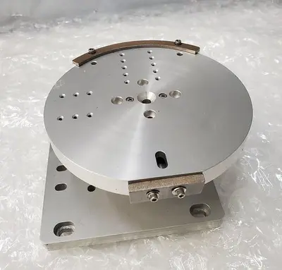 MICROSCOPE STAGE FIXTURE STAINLESS STEEL