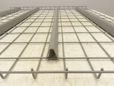 New Pallet Rack Wire Deck 48x46" Waterfall 4 Step Channel Racking 3000lb Mesh