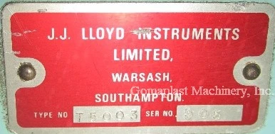 Lloyd T5003 Tensile Tester, Item # 1562