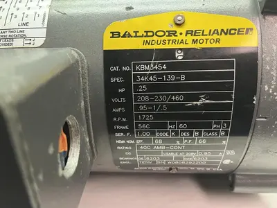 Used BALDOR KBM3454 Industrial Controls | Surplus Asset Holdings #1220840