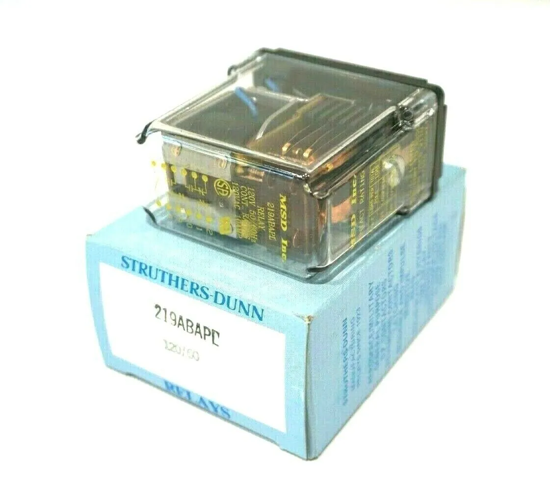 NEW STRUTHERS DUNN 219ABAPL RELAY 120V
