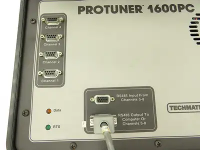 Techmation 1600PC Protuner Data Acquisition Module 1-4 Channels 1 Comm Cable