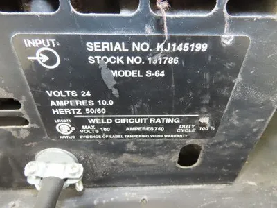 Miller S-64 Mig Welder Wire Feeder 24V Series 60 Millermatic Single Spool