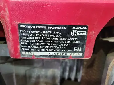 USED HONDA EASY-START 5.5 OHV