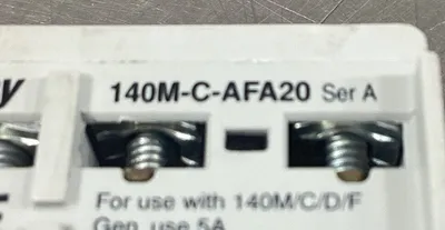 ALLEN BRADLEY 140M-C-AFA20 SERIES A CONTACT BLOCK 4-B-1