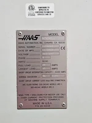 2013 HAAS MINI MILL Vertical Machining Centers | Levy Recovery Group (7)