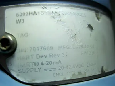 USED Rosemount 5302 HA1S1E5AE02400RCE5W3