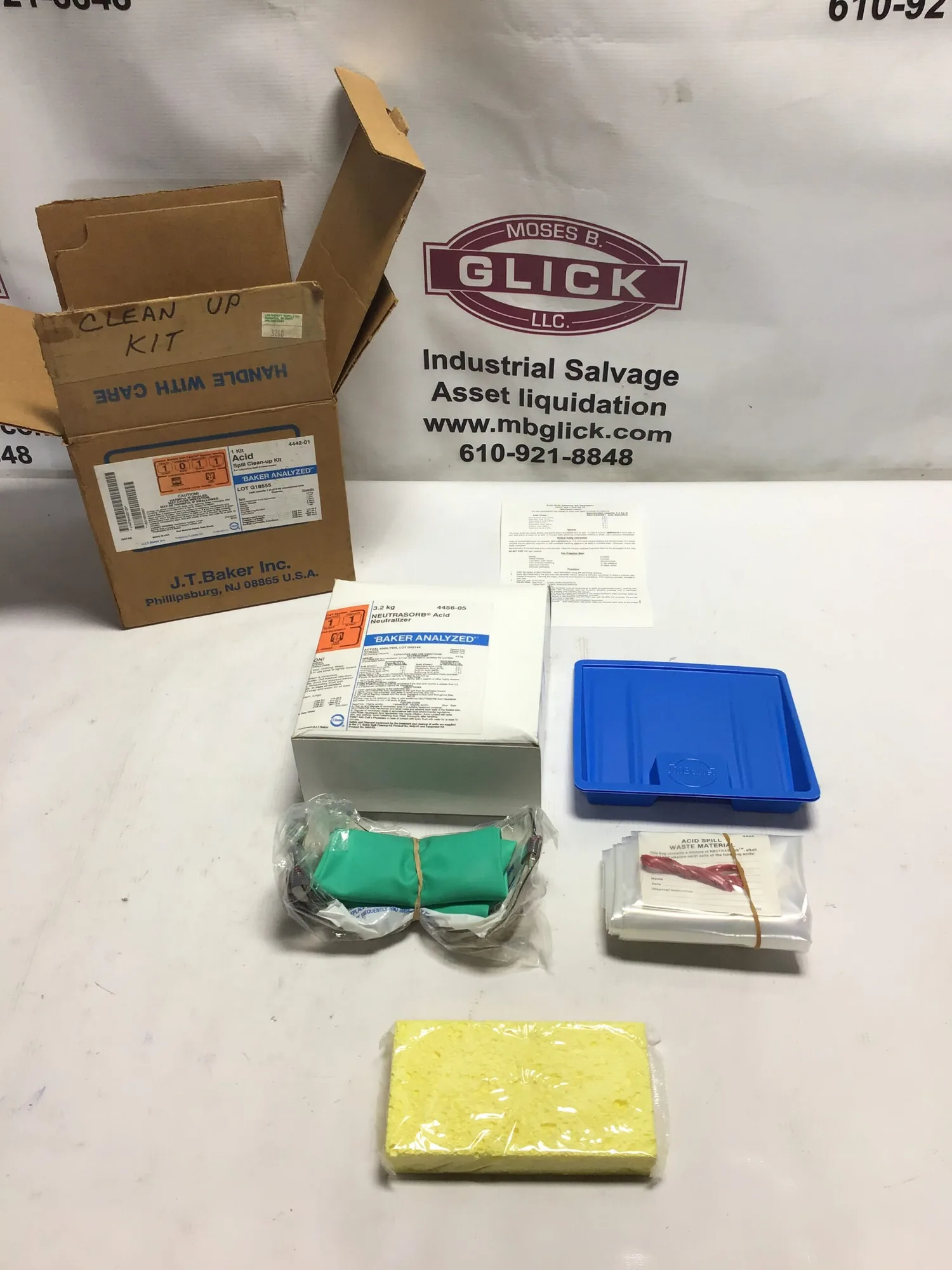 J.T Baker 4442-01 – G18555 1 Kit Acid Spill Clean-Up Kit