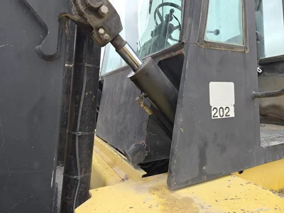 Hyster H280XL Diesel Forklift, Single Stage, Side Shift, Clamp, 14,460 Hours Indicated