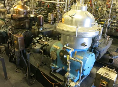 (5) Westfalia SAMR 5036 clarifier centrifuges, 316SS.