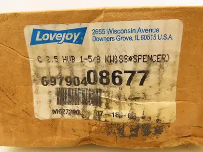 Lovejoy C 2.5 HUB 1-5/8 Sier-Bath Coupling Hub 1-5/8" Bore 69790408677