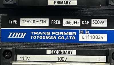 Used TOGI TRH500-21N Miscellaneous Equipment (Electrical & Power) Ohio US | Surplus Asset Holdings #1237026