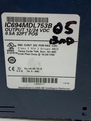 USED GE Fanuc IC694MDL753B