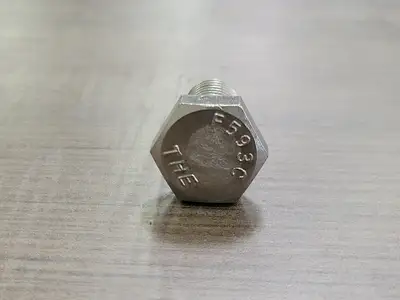 1/2-13x1" Stainless Steel Hex Cap Screw (Box of 200-250/Qty)
