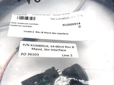 New | in-Stock Knapp KUS00914 Automation Control (HMI) Michigan US | Maverick Industrial Sales #1395362