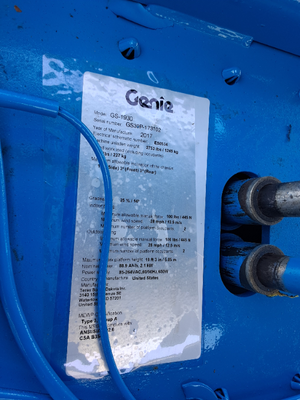 USED 2017 Genie GS-1930