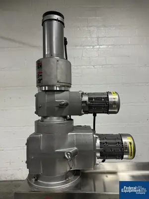 USED Lee Industries 15 Gal Lee Tri Shaft Turbo Emulsifier Reactor, 316 S/S, 30/125#