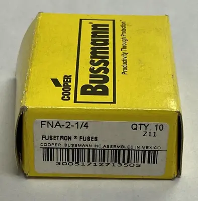 New | in-Stock COOPER BUSSMANN FNA-2-1/4 Miscellaneous Equipment (Electrical & Power) | Surplus Asset Holdings #1190063