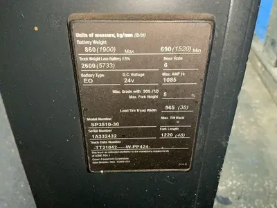 Used CROWN SP351030 Material Handling (misc) Ohio US | HGR 24 #1446251