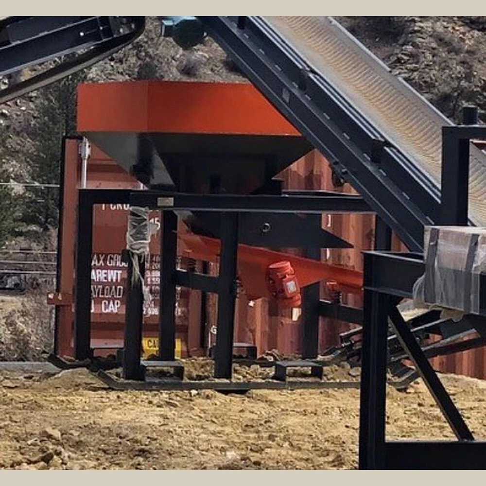 USED MOUNT BAKER MINING AND METALS (MBMM) FINE ORE HOPPER FEEDER MODULE
