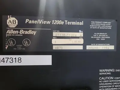 USED ALLEN-BRADLEY 2711E-T12C6