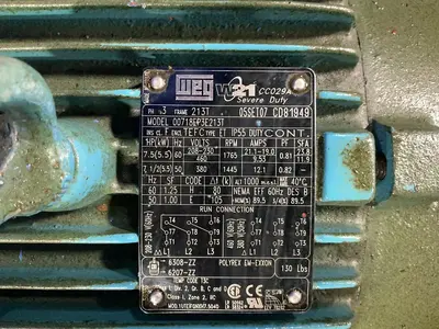 Used WEG 00718EP3E213T Motors (misc) Ohio US | HGR 24 #1566902